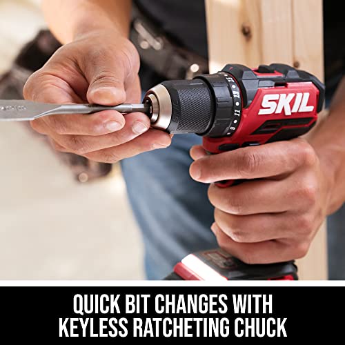 Brushless 20V Compact Drill Driver Kit with LED