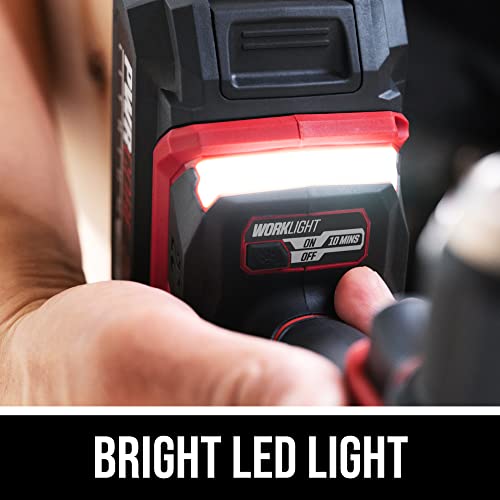 Brushless 20V Compact Drill Driver Kit with LED