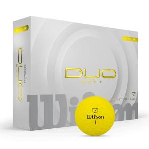 Wilson Duo Soft Golf Balls - Yellow, 12 Pack