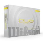 Wilson Duo Soft Golf Balls - Yellow, 12 Pack