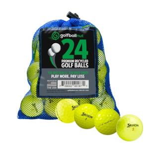 Srixon Z Series Mix Yellow Golf Balls - 24 Pack