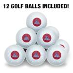 American University Logo Wilson Golf Balls 12 Pack