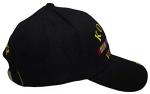 Korean War Veteran Embroidered Black Ball Cap