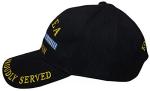 Korean War Veteran Embroidered Black Ball Cap