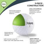 Polara Self-Correcting Golf Balls - 12 Pack