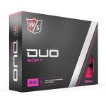 Wilson Staff Duo Soft Pink Golf Balls - 12 Pack