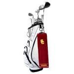 USC Trojans Embroidered Golf Towel with Scrubber Design