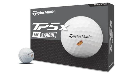TaylorMade 2024 TP5X Hotdog Golf Balls - 12 Pack