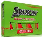 Srixon Soft Feel Brite Golf Balls - Red