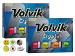 Volvik Crystal 3-Piece Color Golf Balls Bundle