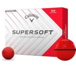 Callaway Supersoft Matte Red AlignXL Golf Balls