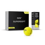 KVV High-Performance Yellow Golf Balls - Dozen