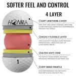 Honma 24X4 Tour-Grade Golf Balls - Soft Feel