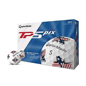 TaylorMade TP5 Pix USA Golf Balls - 12 Pack