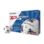 TaylorMade TP5 Pix USA Golf Balls - 12 Pack