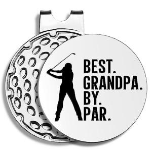 Funny Grandpa Golf Ball Markers with Hat Clip