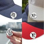 Funny Grandpa Golf Ball Markers with Hat Clip