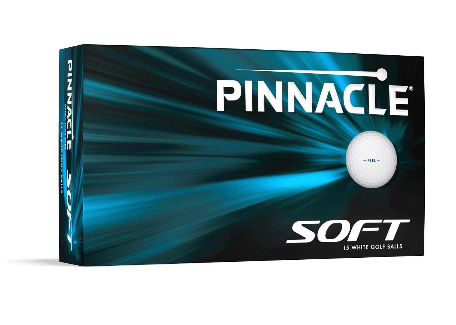 Pinnacle Soft White Golf Balls - 15 Pack