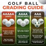 Colorful Matte Recycled Golf Balls - 24 Pack