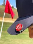 Wolph Golf Ball Marker with Magnetic Hat Clip