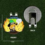 Wolph Funny Magnetic Golf Ball Marker Hat Clip