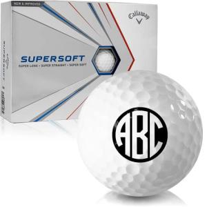 Personalized Callaway Supersoft Monogram Golf Balls