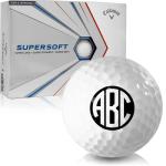 Personalized Callaway Supersoft Monogram Golf Balls