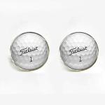 Silver Golf Ball Cufflinks