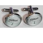Silver Golf Ball Cufflinks