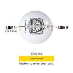 Custom Monogram Wilson Staff Elite Golf Balls - 3 Pack