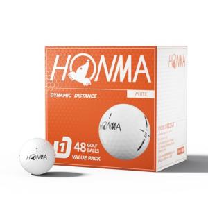 Honma 48-Pack Distance Golf Balls for Beginners