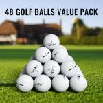 Honma 48-Pack Distance Golf Balls for Beginners