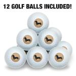 Wiener Dog Wilson Golf Balls 12 Pack