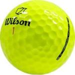 Wilson Staff Model X Yellow Golf Balls, Personalized