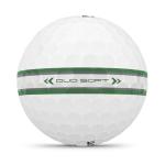 Wilson Duo Soft Golf Balls - Green/Silver Stripe