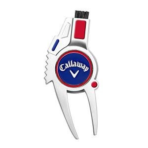 Callaway 4-in-1 Golf Divot Tool - Red/White/Blue