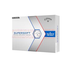Callaway Supersoft Golf Balls - Red Splatter