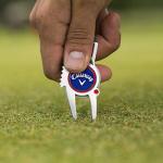 Callaway 4-in-1 Golf Divot Tool - Red/White/Blue