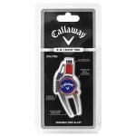 Callaway 4-in-1 Golf Divot Tool - Red/White/Blue