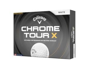 Callaway Golf Chrome Tour X 2026 Golf Balls(White,One Dozen)