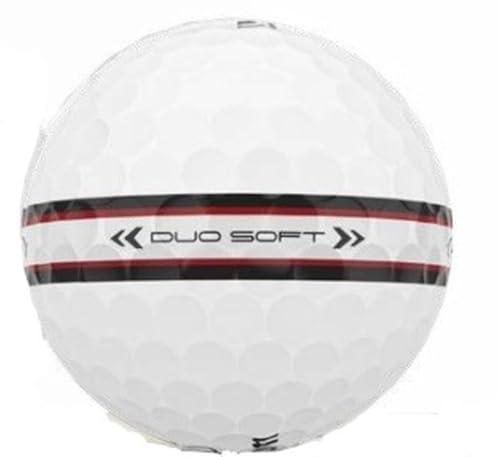 WILSON Staff Duo Soft TRK360 Golf Balls (White, 3pk) 1 Sleeve 2025