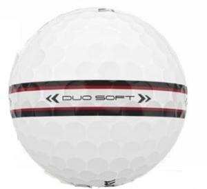 WILSON Staff Duo Soft TRK360 Golf Balls (White, 3pk) 1 Sleeve 2025