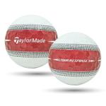 LostGolfBalls - 120 Tour Response Red Stripe Golf Balls in Mint Condition for Taylormade Golf, Used & Recycled Golf Balls, AAAAA Quality, Red Stripe
