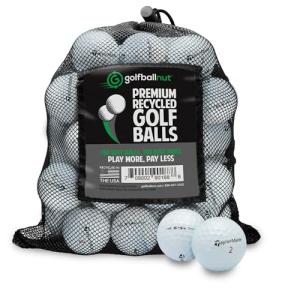 48 Recycled Taylormade TP5X Golf Balls, White