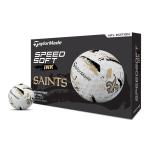 TaylorMade Golf Speed Soft NFL Saints Golf Balls