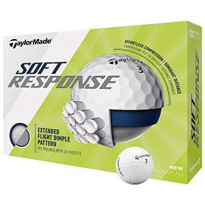 TaylorMade Soft Response White Golf Balls - 12 Pack