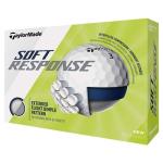 TaylorMade Soft Response White Golf Balls - 12 Pack
