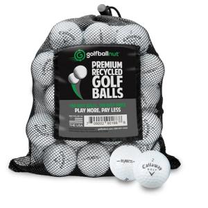 24-Pack Recycled Callaway Golf Balls with Bag