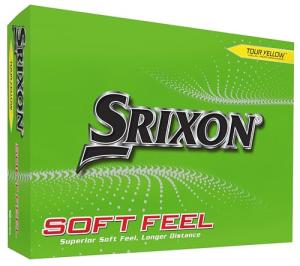 Srixon Soft Feel Tour Yellow Golf Balls - 12 Pack