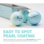 Aurora ICY Blue Trust Golf Balls - 12 Pack